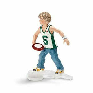 Schleich Toys: Schleich | Boy with Frisbee Figure