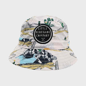 Baby Kids Hats: Little Renegade | Reversible Bucket Hat - Oakland