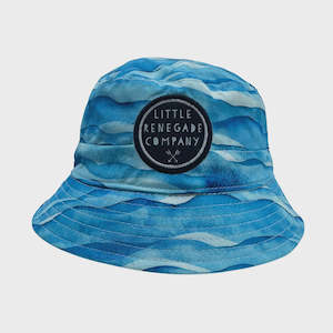 Little Renegade | Reversible Bucket Hat - Pacific