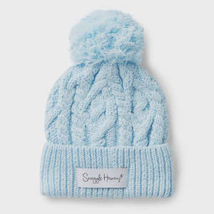 Snuggle Hunny | Baby Blue Organic Knit Beanie