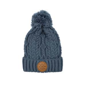 Hi-Hop | Cable Knit Beanie - Blue