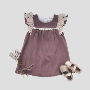 Love Henry | Baby Girls Maisy Dress - Mauve