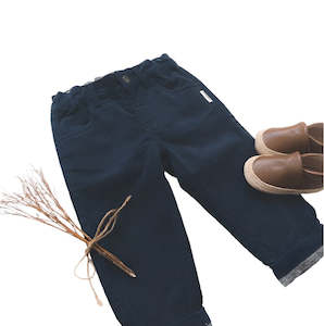 Love Henry | Baby Boys Chino Pant - Navy Corduroy