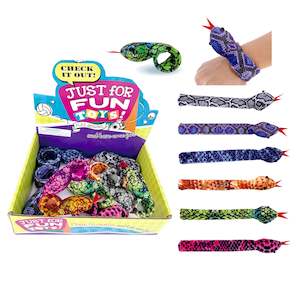 Slap Band Snake Velvety 6asst