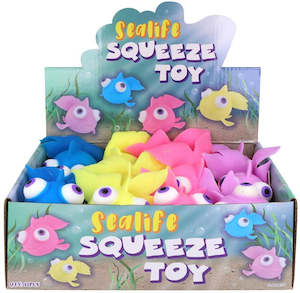 SQUEEZE GOLDFISH 12CM ASSORTED