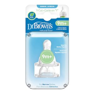 Dr Browns  Narrow Neck Level 4 9 Months+ Teat 2 Pack