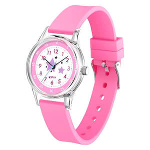 Pink Stars Girls Watch