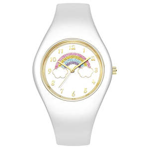 Girls Rainbow Analogue Watch