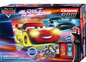 X By Price,Games,X By Age,Novelty toys: Carrera go!!! disney cars glow racers slot cars