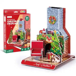 Christmas 3D Puzzle Christmas Fireplace