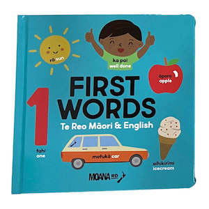 First Words Te Reo Maori & English Board Book