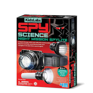 Ages 4 7 Years Old: Kidzlab Spy Science Night Mission Spy Light