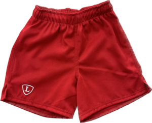 Red Junior Rugby Shorts