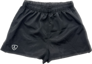 Black Rugby Shorts Senior