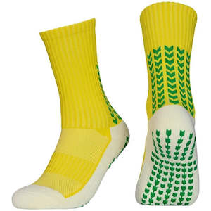 Football Socks: Arrow Grip Socks - Yellow v2 (2 pair pack)