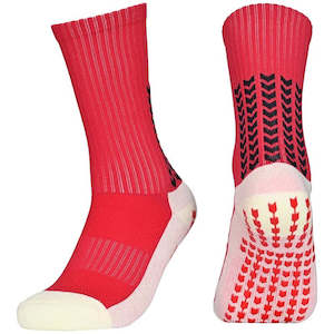 Football Socks: Arrow Grip Socks - Red v2 (2 pair pack)