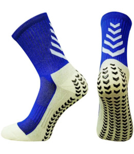 Football Socks: Arrow Grip Socks - Royal Blue v3