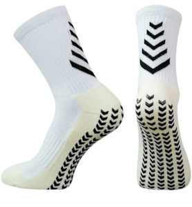 Arrow Grip Socks - White v3