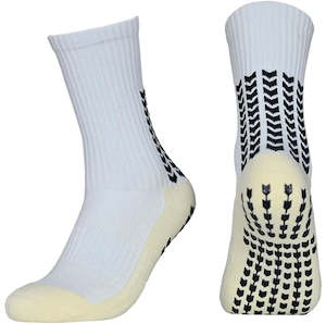 Arrow Grip Socks - White v2 (2 pair pack)