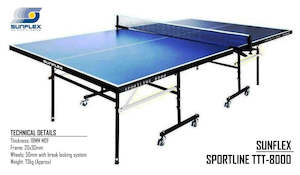 Sunflex Sportline 8000 Table Tennis Table