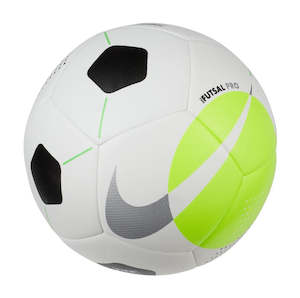 Futsal Balls: NIKE FUTSAL PRO FOOTBALL - WHITE/VOLT/SILVER