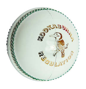 Cricket Balls: Kookaburra Regulation White Cricket Ball (Dozen)