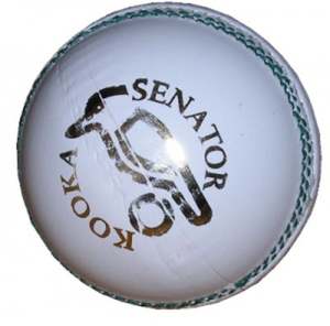 Cricket Balls: Kookaburra Senator White Cricket Ball (Dozen)