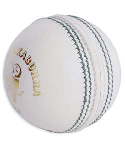 Kookaburra Red King White Cricket Ball (Dozen)