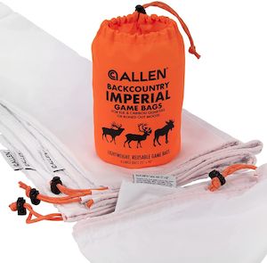 Sporting good wholesaling - except clothing or footwear: Allen Backcountry Elk Game Bag Set 25 X 40 (4) - Kilwell