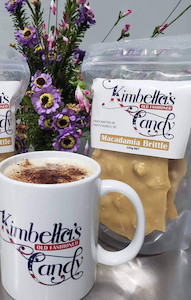 Confectionery manufacturing: Macadamia Brittle 250g Kimbella's Candy