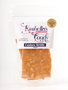 Old Fashioned Cashew Brittle 250g Kimbella's Candy