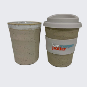 Travel Keep Cup in Naturally Spotted clay