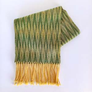 Kowhai Scarf - green