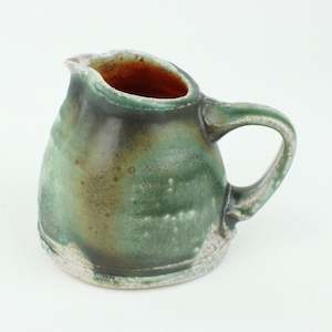 Short Green Creamer Jug