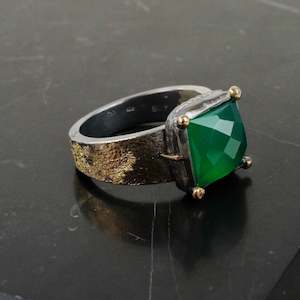 Green Onyx ring