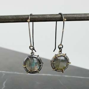 Labradorite drop earrings