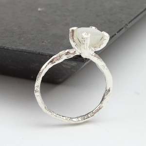 Briar Roots Ring - white sapphire