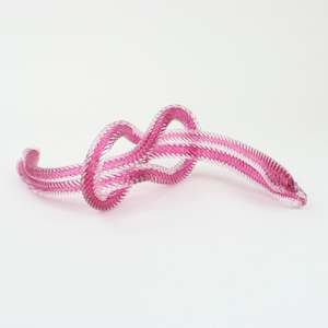 Glass knot - fuchsia