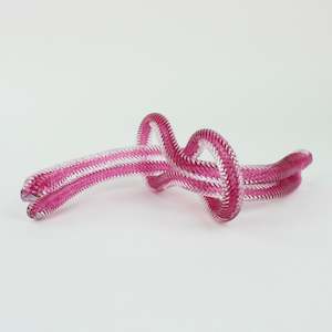 Glass knot - pink