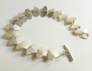 Ginkgo leaf bracelet