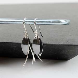 Kowhai Flower earrings - oxidised