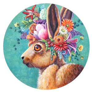 Flowers in Her Hare