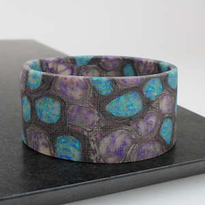 Blue/Lilac Cobblestone bangle