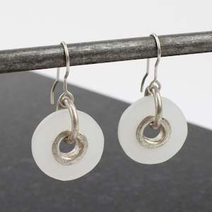 Circle hole earrings