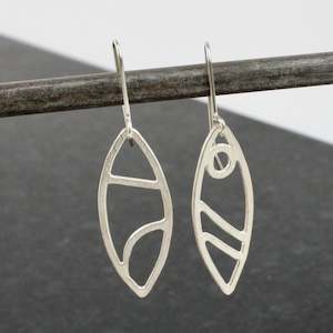 Shield earrings