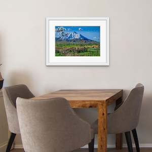 Taranaki Maunga from Oeo Road - Giclee print