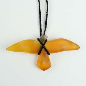 Art gallery: Glass bird pendant XII