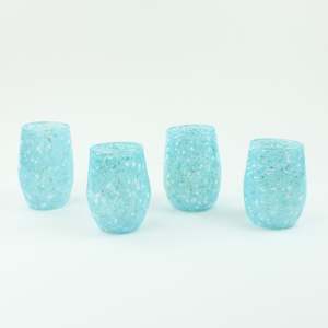 Turquoise blue tumbler