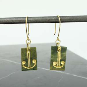 Kowhaiwhai Rectangle Earrings