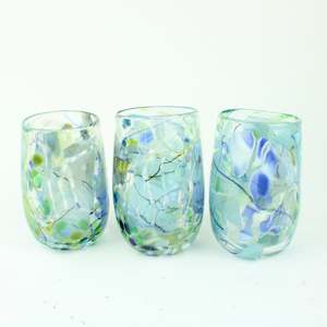 Shard tumbler - blue/green